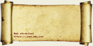 Mina Karanović vizit kartica